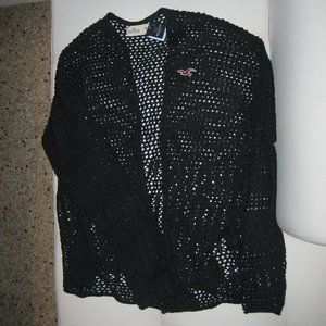 NWT, Navy Blue, Cotton Net Cardigan, Hollister, M